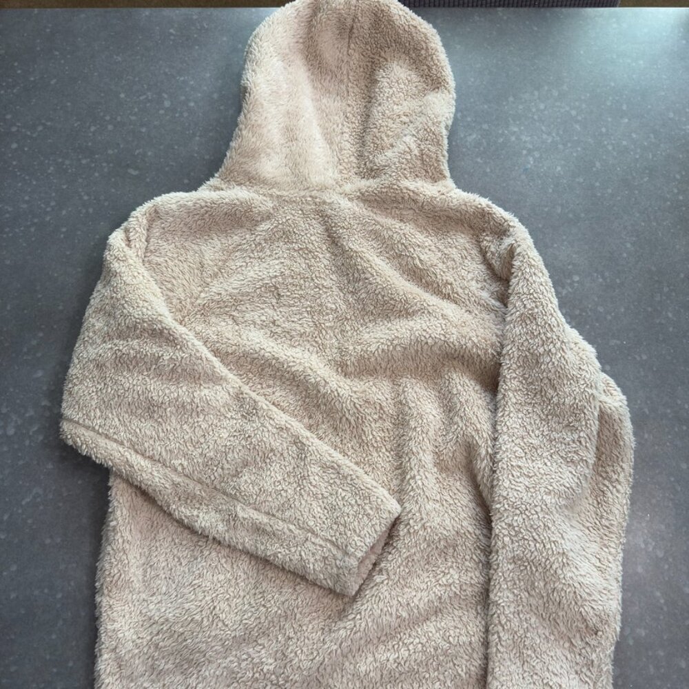 PINK by Victoria’s Secret Sherpa Quarter-Zip Hoodie – Size Small - Picture 3 of 11
